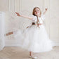 Pink Tulle Gown Flower Girl Dress