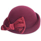 Velvet Wool Felt Beret Party Hat for Women