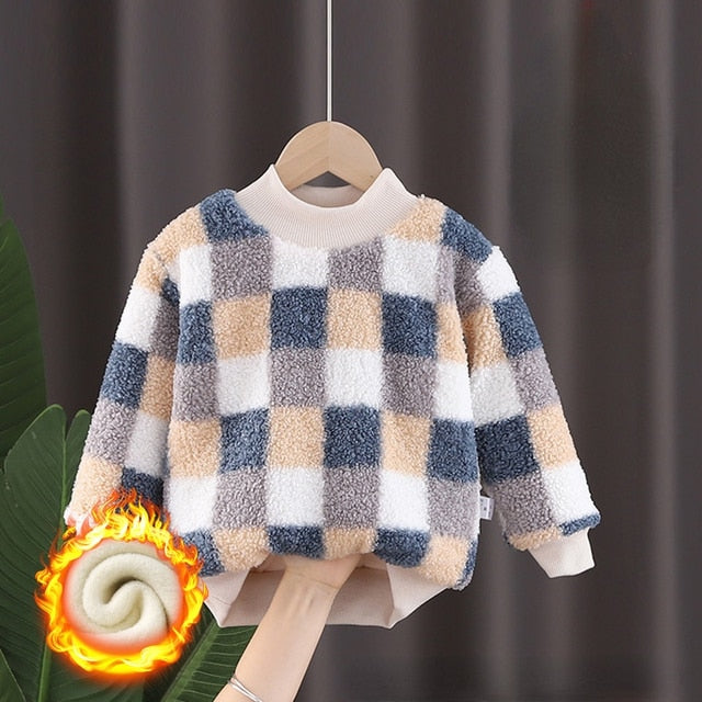 Thick Sweatshirt Top for Boys