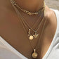 Multi Layered Pendant Necklace For Women