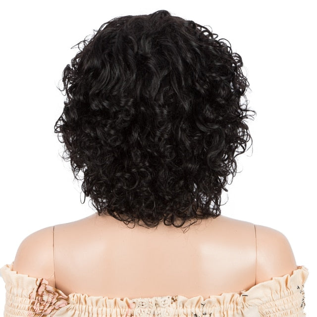 Curly Human Hair Wig For Women