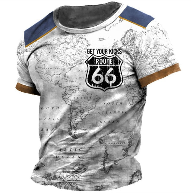 Vintage T-shirt Top for Men