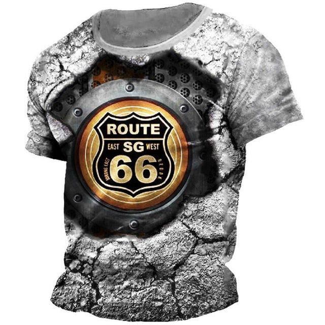 Vintage T-shirt Top for Men