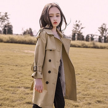 Trench Jacket Coat for Girls