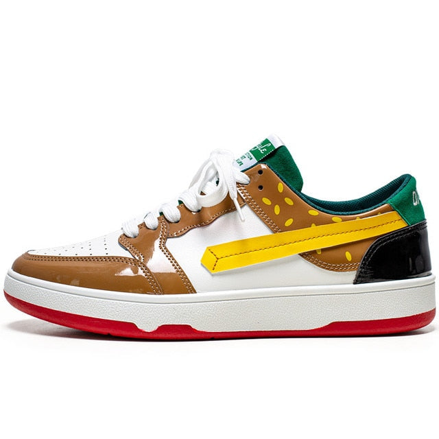 Lace-up Flat Skateboard Sneakers Shoes