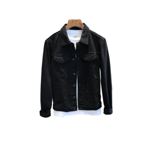 Turn Down Collar Velo Jacket