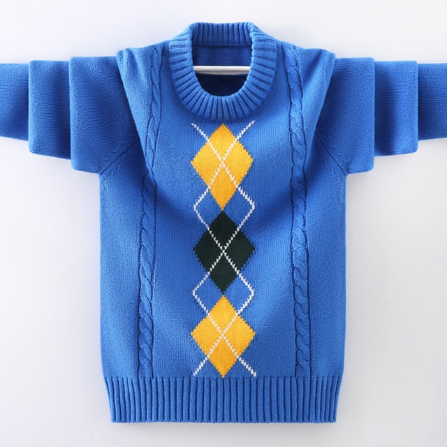 Pullover Sweater Outerwear Top For Boys