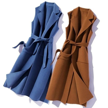 Mid length Vest Waistcoat for Women