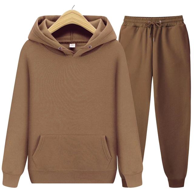 Oversized Trousers Suit Hoodie Sweatshirt and Pants Set