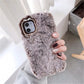 Colorful Warm Fluffy Soft Plush Phone Case