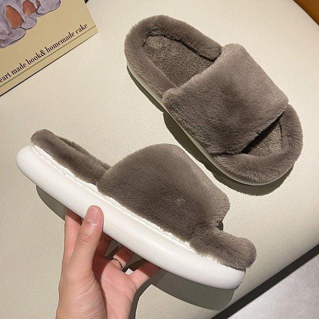 Fluffy Slippers for Women