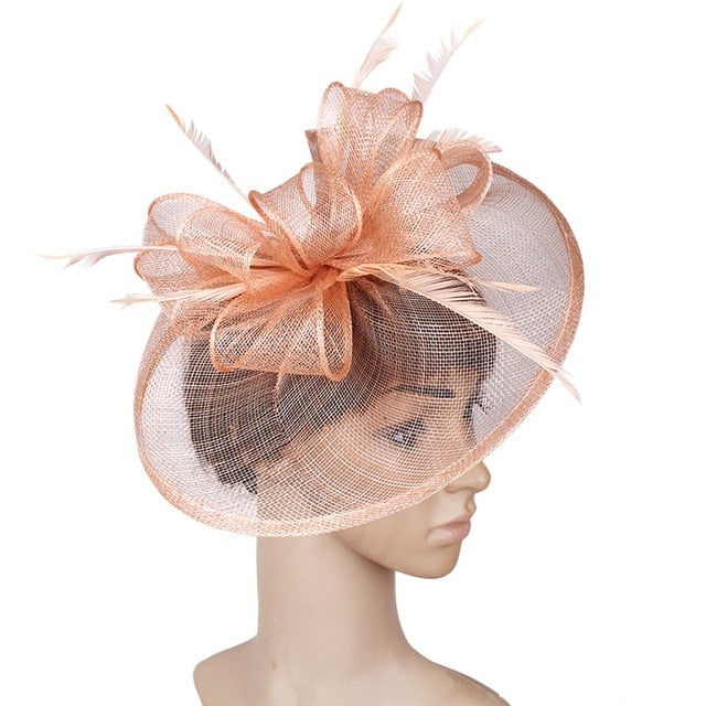 Elegant Feather Loop Headwear