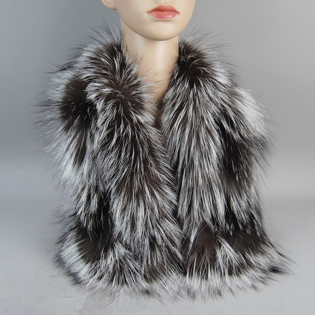 Fur Scarf Winter Warm Soft Neckerchief