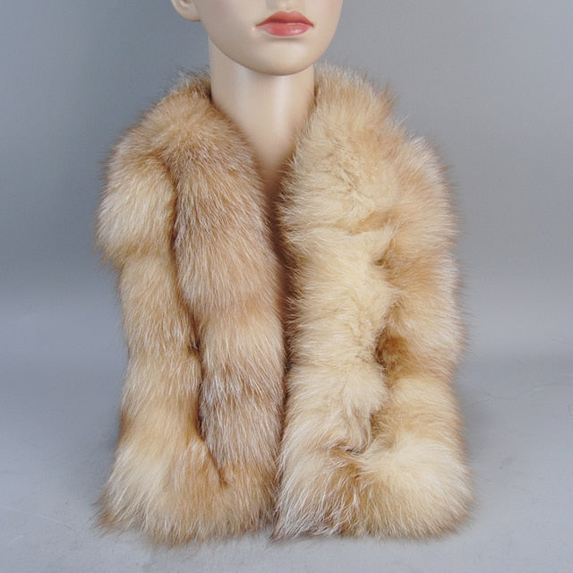 Fur Scarf Winter Warm Soft Neckerchief