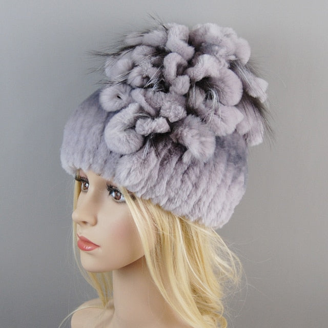 Fur Hat For Winter Cap Beanies