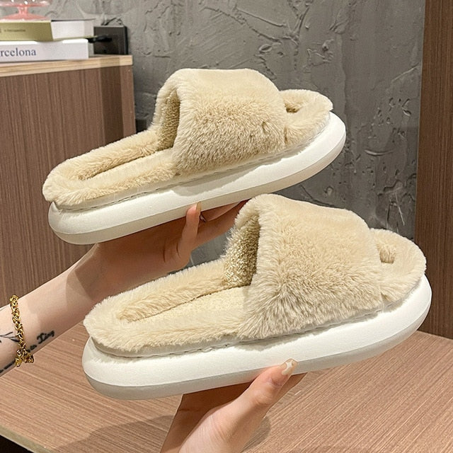 Fluffy Slippers for Women