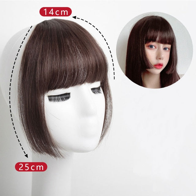 Clip In Bangs Hair Extension Wig