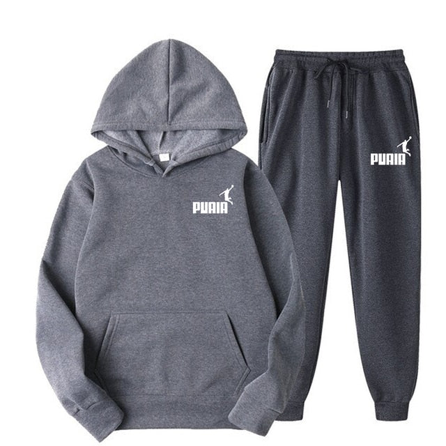 Hooded Sweatshirt Suit Men And Women- Two Piece Set