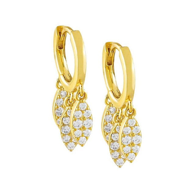 925 Sterling Silver Ear Buckle Small Hoop Earrings
