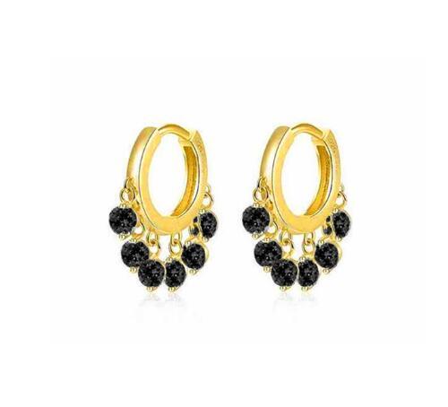 925 Sterling Silver Ear Buckle Small Hoop Earrings