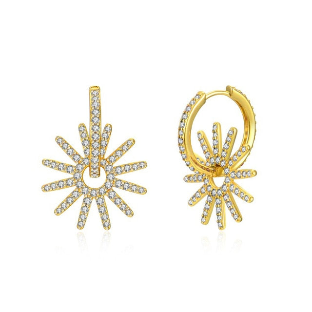 925 Sterling Silver Ear Buckle Small Hoop Earrings