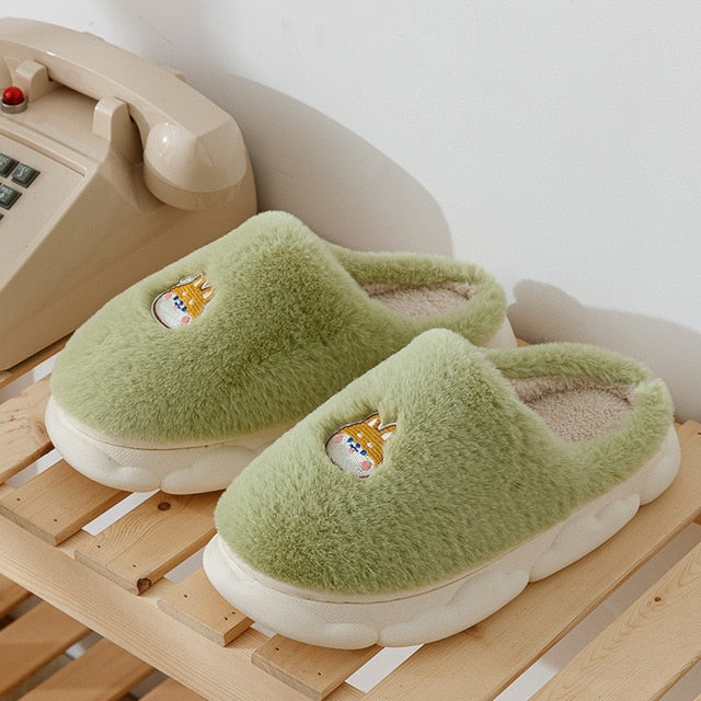 Winter Warm Fluffy Slippers for Women