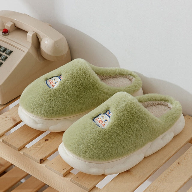 Winter Warm Fluffy Slippers for Women