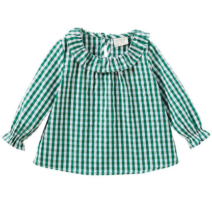 Checkered Blouse Top for Kids