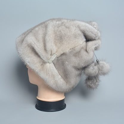 Bonnets Fur Fashion For Female Beanies