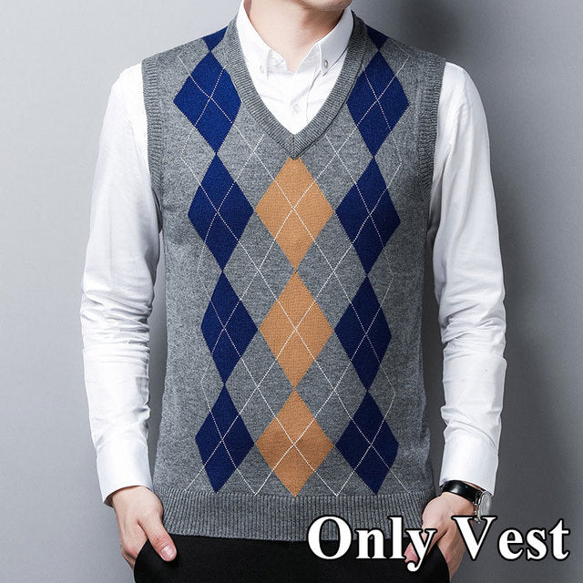 Slim Knitting Pattern Sweater Vest