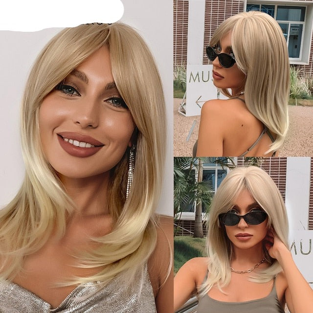 Colored Synthetic Wig For Women
