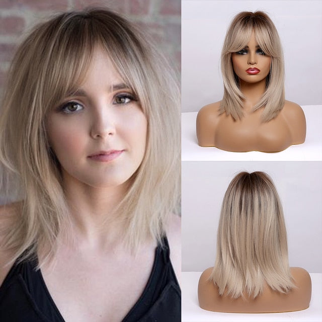 Colored Synthetic Wig For Women