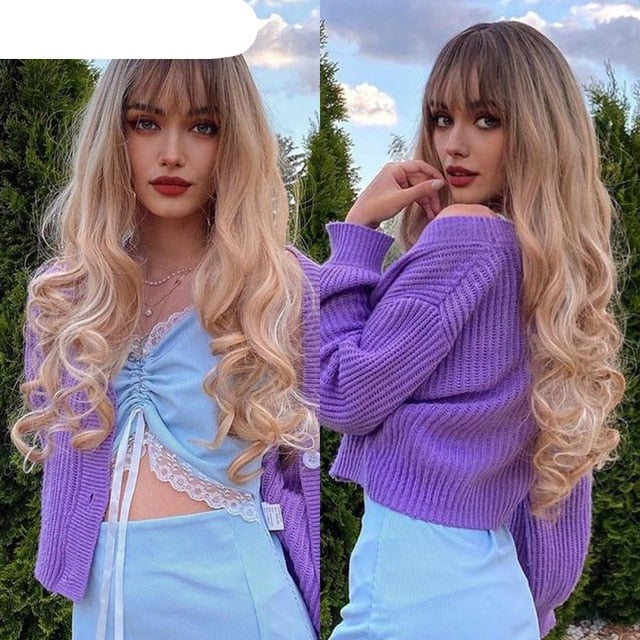 Curly Synthetic Wig for Women