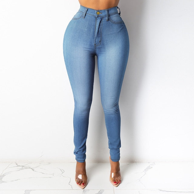 High Waist Skinny Pants Jeans for Women