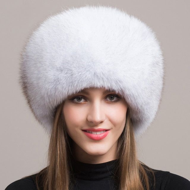 Natural Thick Fur Hat Fashion For Women