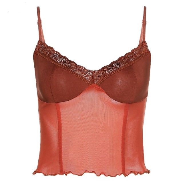 Vintage Y2k Halter Crop Top for Women