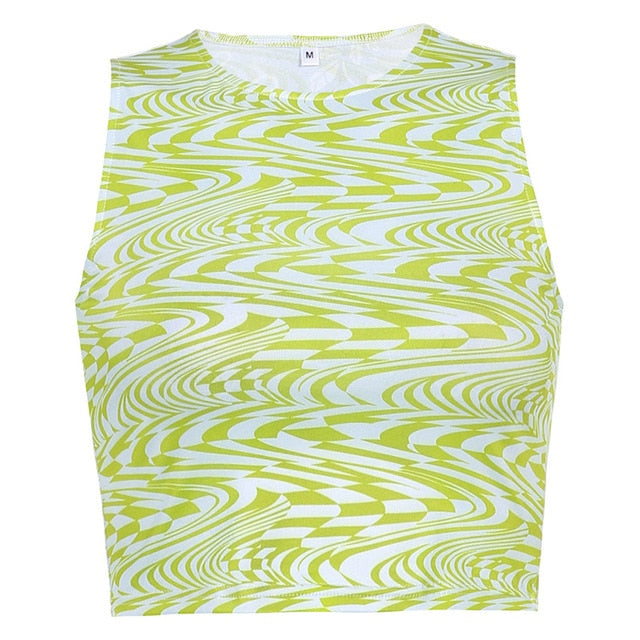 Vintage Y2k Halter Crop Top for Women
