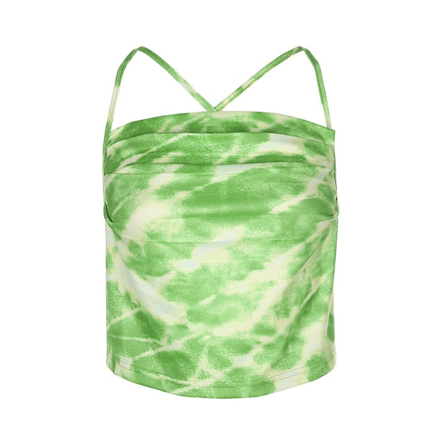 Vintage Y2k Halter Crop Top for Women