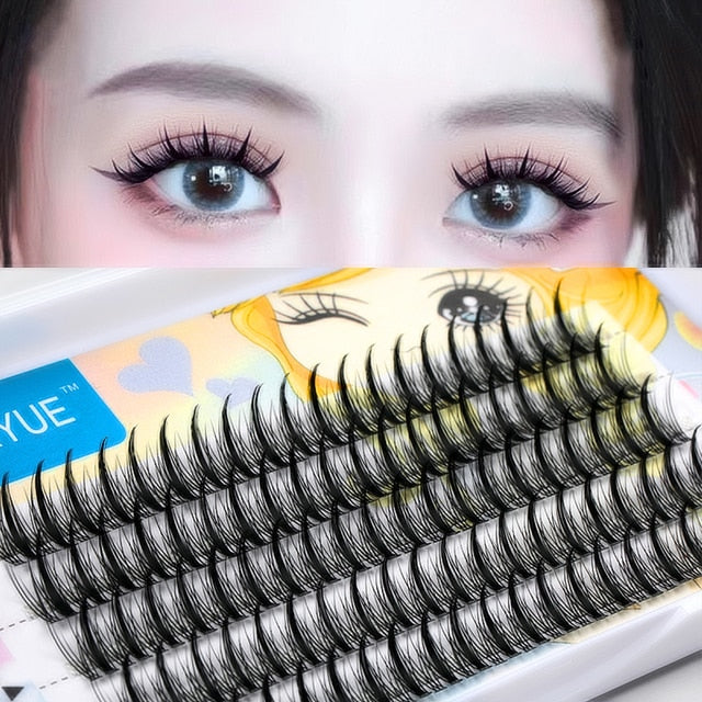 Eyelash clusters extension