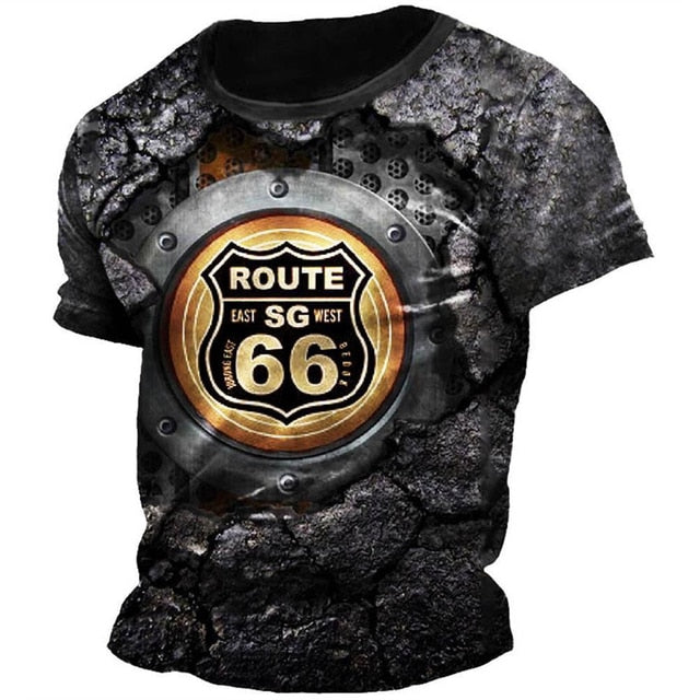 Vintage T-shirt Top for Men