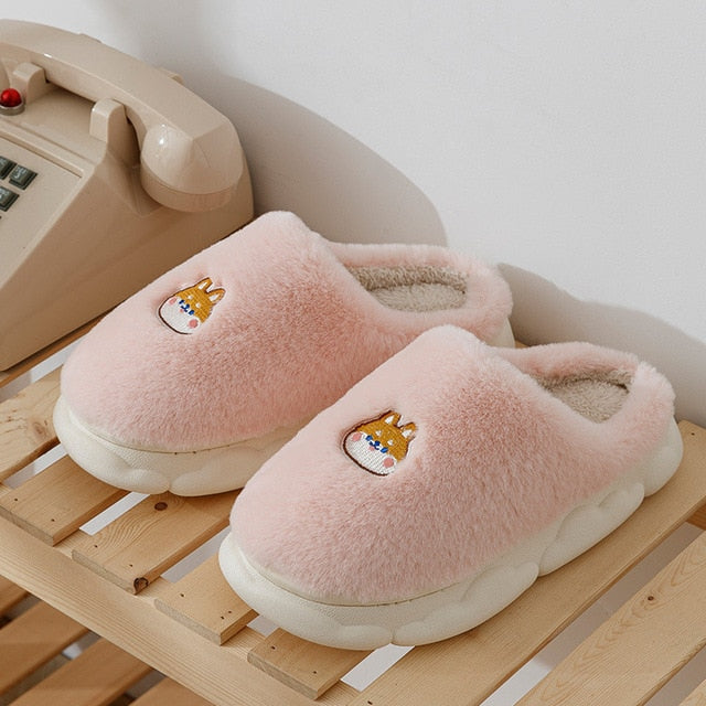 Winter Warm Fluffy Slippers for Women