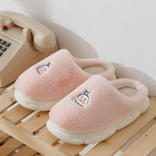 Winter Warm Fluffy Slippers for Women