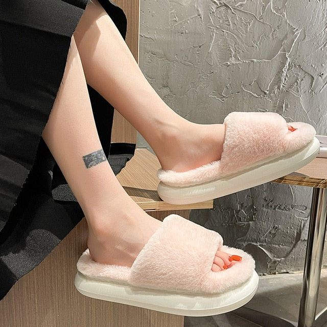 Fluffy Slippers for Women