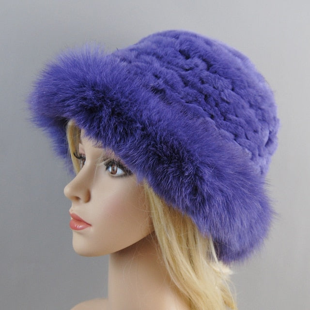 Fur Bomber Hat Winter Cap Beanies