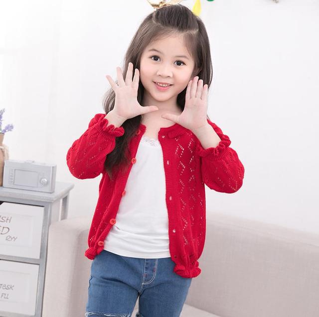 Leopard Print Sweater Jacket for Girls