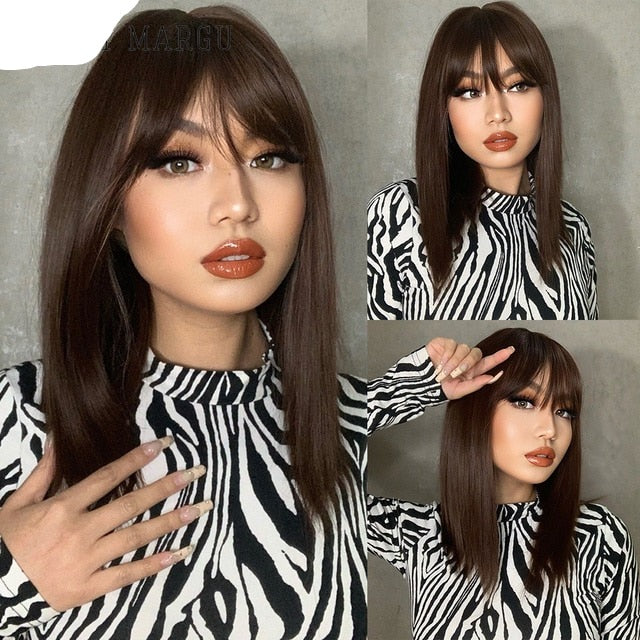 Colored Synthetic Wig For Women