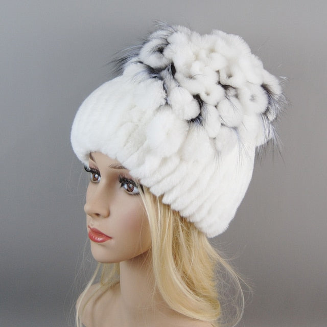 Fur Hat For Winter Cap Beanies