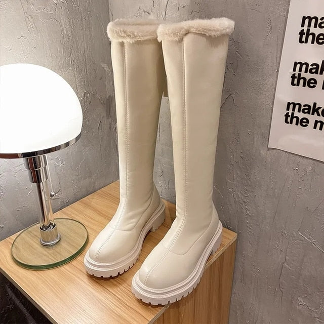 Thigh High Winter Boots