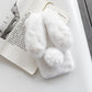 Cute Rabbit Hairy Warm Fur Fluffy Phone case