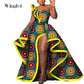 Dashiki African Mermaid Dress, Ankara Gown, African maxi mermaid, African prom dress, African prom 2024